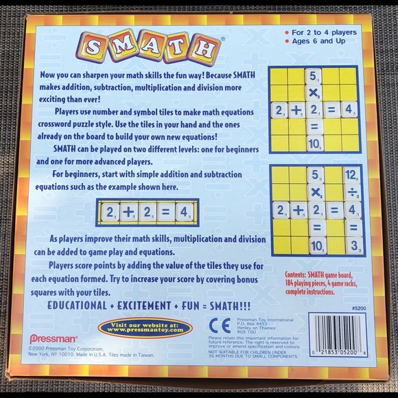 SMATH math learning board game - Picture 3 of 8